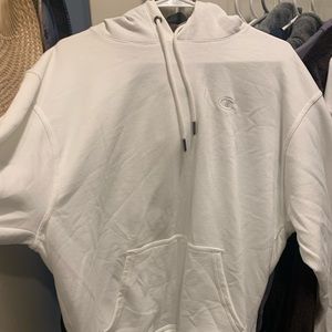 White power blend champion hoodie Size L